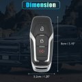 X Autohaux 2pcs 315mhz M3n-a2c31243800 Replacement Smart Proximity Keyless Entry Remote Fob Ford Explorer 2016-2017 For F-150