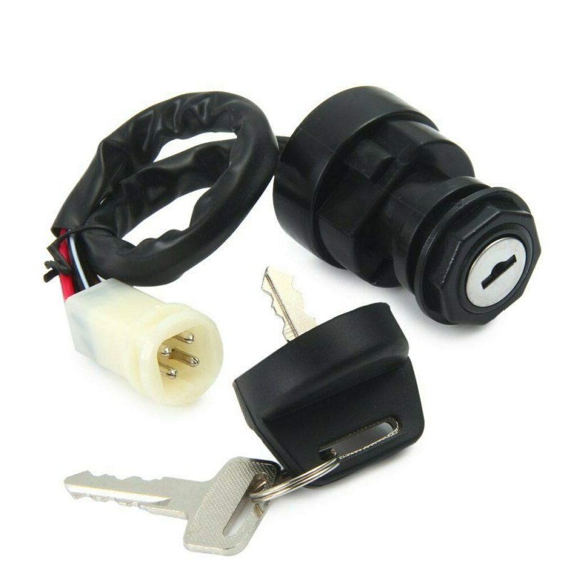 Motadin Ignition Key Switch Compatible With Yamaha Badger 80 Yfm80 1985-1988 1992 1993 1994