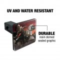 Dark Undead Skeleton Warrior Rider Fantasy Tow Trailer Hitch Cover Plug Insert