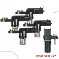 A-premium 5-pc Engine Camshaft Crankshaft Position Sensors Compatible With Buick Lacrosse 2005-2006 Allure 2006 Rendezvous