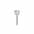 Uxcell Knurled Thumb Screws M3x20mm Brass Shoulder Bolts Grip Knobs Fasteners Nickel Plated