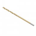 Uxcell 1 6mm Drill Bits High Speed Steel Straight Shank 48mm Length Twist Bit Fully Ground Titanium Coated 12 Pcs