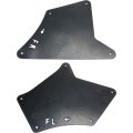 Front Fender Liner Splash Guard Pair For Toyota Fj Cruiser 2007 2014 Driver And Passenger Side Apron Seal To1250129 To1251129 