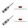 Uxcell Hollow Paper Drill Bit 5mmx75mm 4mmx70mm For Straight Shank Punch Punching Machine 2pcs