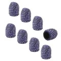 Purple Valve Stem Caps 8 Pack Handmade Bling Crystal Rhinestone Car Wheel Tire Attractive Dustproof Accessories 