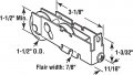 Prime-line D 1553 1-1 2 In Nylon Ball Bearing Tandem Roller Assembly Fleetwood Single Pack