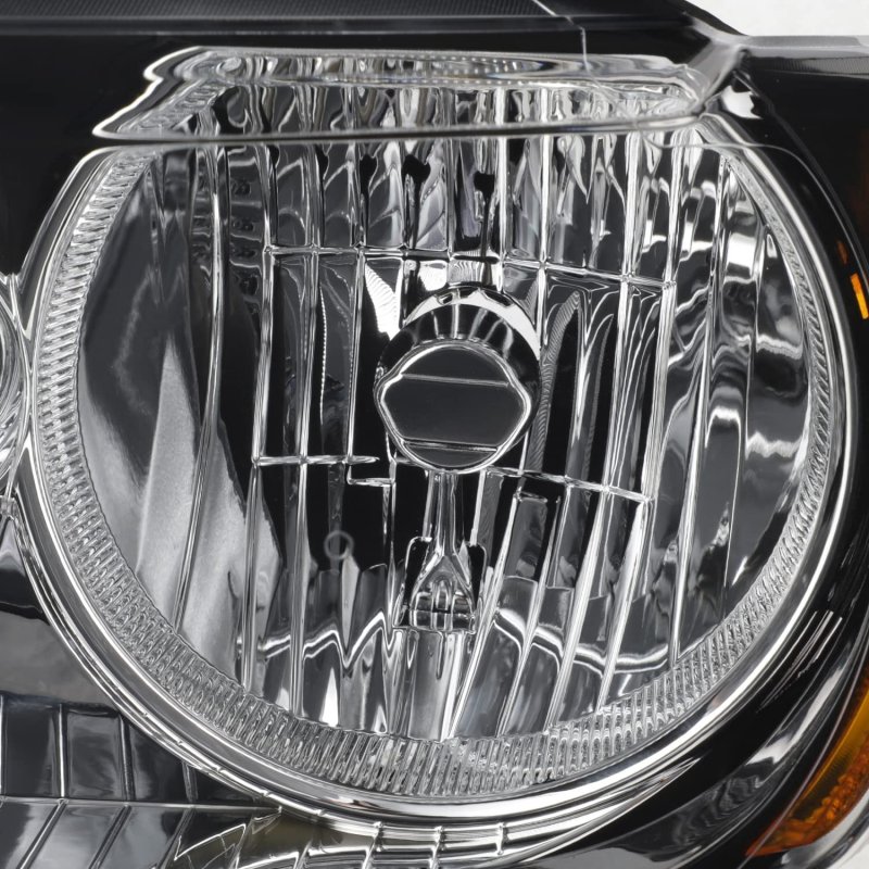 Passenger Side Headlight Assembly For 2014 2017 Jeep Compass Halogen Type Black Housing Clear Lens Replacement Lamp