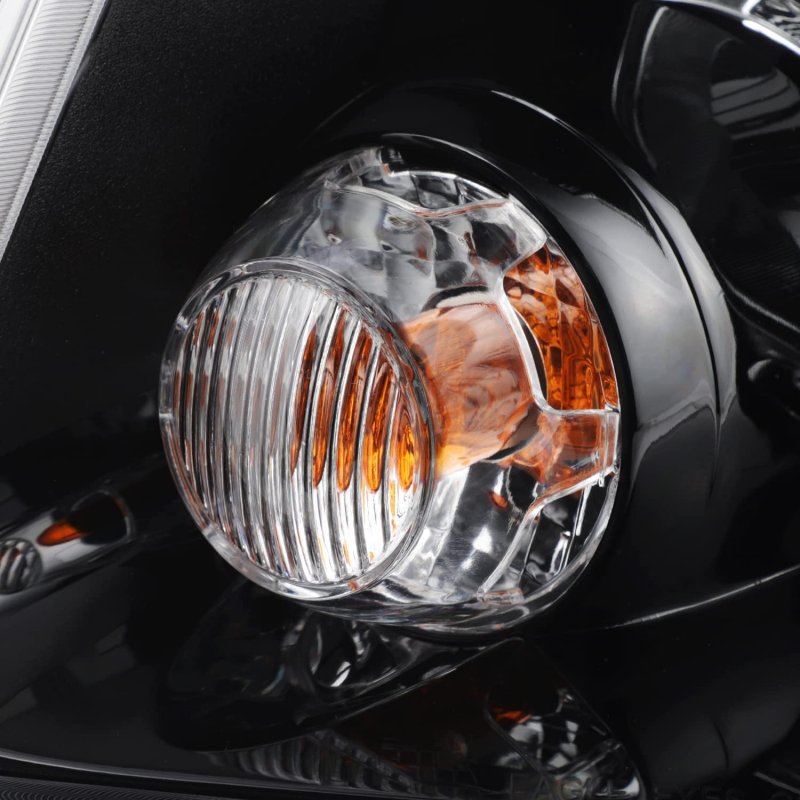 Passenger Side Headlight Assembly For 2014 2017 Jeep Compass Halogen Type Black Housing Clear Lens Replacement Lamp