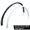 G-plus Fender Flare Wheel Arch Molding 4pcs Compatible With Tesla Model Y 2021 2022