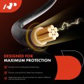 A-premium Ignition Spark Plug Wires Set Of 4 Compatible With Honda Civic 1992-2000 Del Sol993-1995 Acura El 1997-2000 1 5l 1 6l