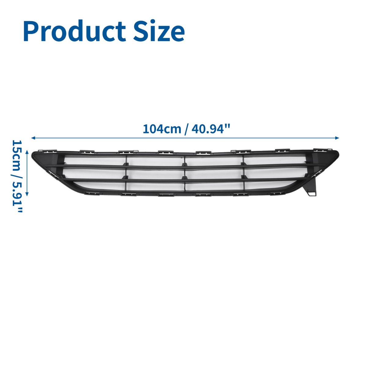 No 622546fl0a Black Front Lower Hood Bumper Grille For Nissan Rogue 2 5l Cvt 2wd S 2row 2016-2020 Kidney Grill 1pcs