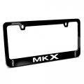 Ipick Image Made For Lincoln Mkx Dual Logo Black Metal License Plate Frame