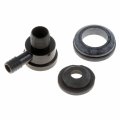 Power Brake Booster Check Valve 80189 Plastic Black 90 Degrees Fitting Outlet 1 055 Mm Grommet And 0 53 Hose End Outside 