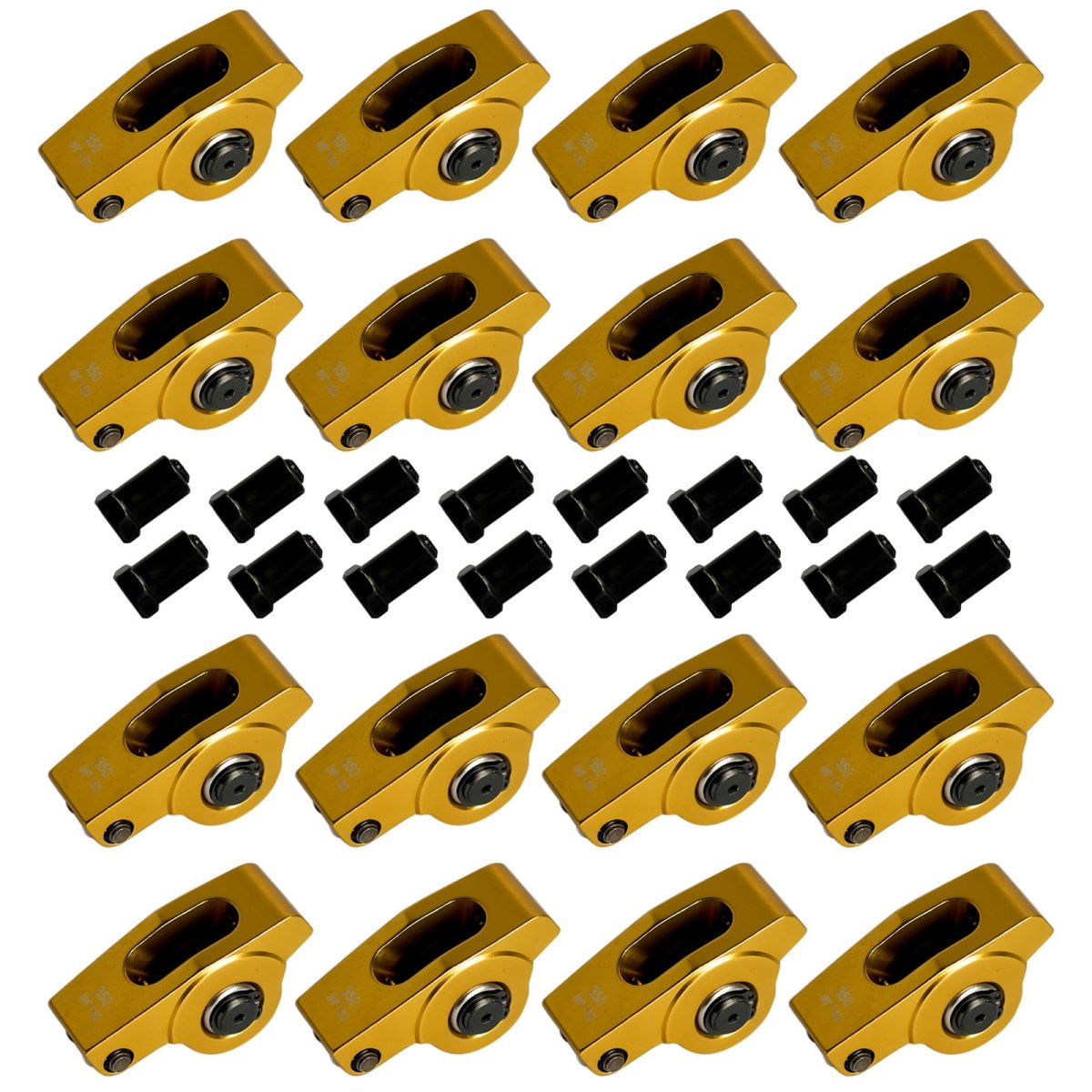 Aluminum Self-aligning Roller Rocker Arms Set 1 5 Ratio 3 8 Replacement For Chevy Small Block Gen I Sbc 350