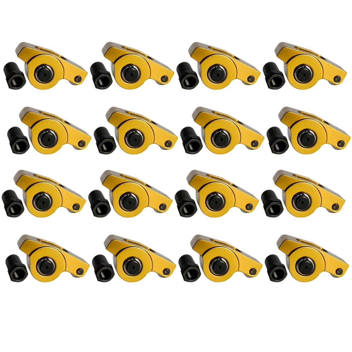 Aluminum Self-aligning Roller Rocker Arms Set 1 5 Ratio 3 8 Replacement For Chevy Small Block Gen I Sbc 350