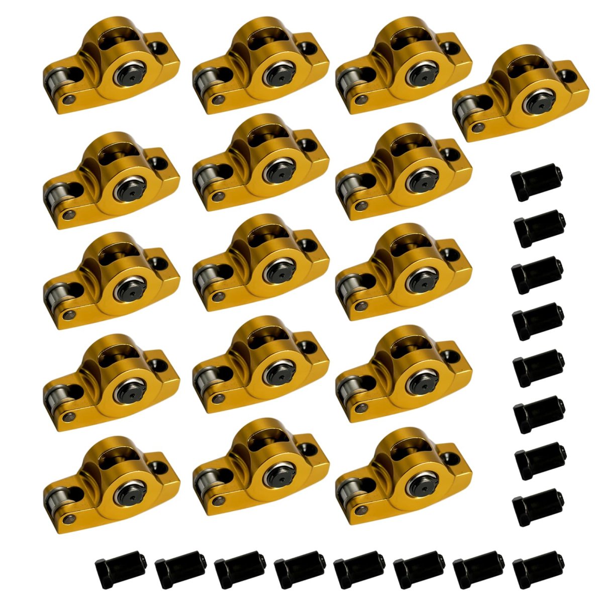 Aluminum Self-aligning Roller Rocker Arms Set 1 5 Ratio 3 8 Replacement For Chevy Small Block Gen I Sbc 350