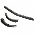 Kuafu 3pcs Front Bumper Lip Splitter Compatible With 2012-2014 Mercedes Benz W204 C180 C200 C220 C250 C300 Sport Models Under