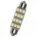 5pcs Festoon Light Interior 40mm Car Led 3528 Smd 12 Leds Doom Lamp Reading 12v