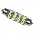 5pcs Festoon Light Interior 40mm Car Led 3528 Smd 12 Leds Doom Lamp Reading 12v
