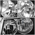 Auto Dynasty Halogen Model Factory Style Headlight Lamps Assembly And Tool Kits Compatible With Chevy Tahoe Suburban 1500 2500