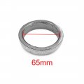 Uxcell 2pcs 65mm Inner Dia Car Exhaust Test Pipe Header Manifold Downpipe Donut Gasket