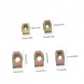 Ibasenice 60pcs Cleat Nut Motorcycle Clips For Cars Automobile Clamp U Assortment Automotive Body Parts Bolts U- Panel