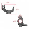 Caltric Rear Left Knuckle Compatible With Honda Fourtrax 300 Trx300fw 1996-2000 51250-hm5-930