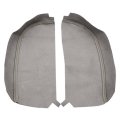 Leather Armrest Center Console Lid Cover Gray For Acura Mdx 2007 2013 Microfiber Vegan Protective Skin Replacement 
