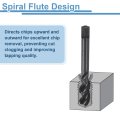 Spiral Flute Thread Taps 7 16-20 Unf 2b Machine Threading Tap Bit Nitrided Coated Screw Tapping Repair Tool M2 High-speed Steel
