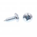 Prime-line Sheet Metal Screw Self-tapping Pan Head Phillips 14 X 5 8 In Zinc Plated Steel Pack Of 100