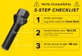 10pcs Extended Lug Bolts 14x1 25 48mm Shank Length Not Oem Cone Seat Compatible With Bmw 228i 320i 328i 335i 428i 435i 528i