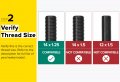 10pcs Extended Lug Bolts 14x1 25 48mm Shank Length Not Cone Seat For Bmw 228i 320i 328i 335i 428i 435i 528i 535i 535d 550i F10