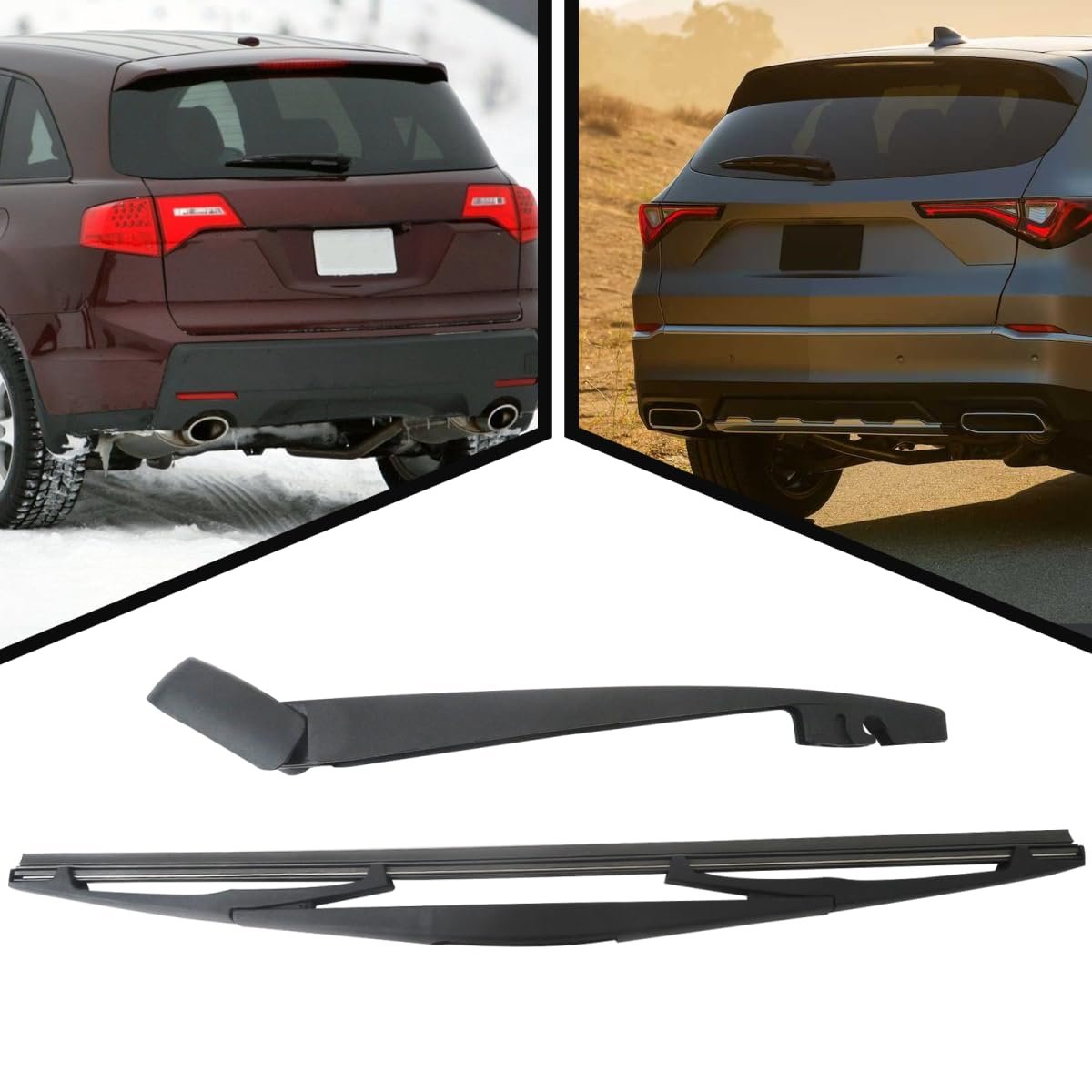 Abs Rubber Rear Windshield Blade Arm Wiper 86532ag09b 86532ag09d Fit For 2013-2013 Infiniti Fx37