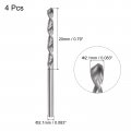 Uxcell Solid Carbide Drill Bits 2 1mm C2 K20 Tungsten Jobber Straight Shank Drilling Tool For Stainless Steel Aluminum Iron