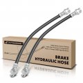 A-premium Rear Driver And Passenger Outer Brake Hydraulic Hose Compatible With Nissan Models Xterra 2005015 4 0l 2 5l Pack Of 2