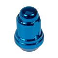 Acorn Nut Lock Set For Mazda B3000 1995 1996 Blue Alloy Steel Wheel Locks Bulge Seat Fine Thread 20 Piece With Key