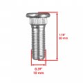 Caltric 8 Front Wheel Hub Stud Bolt Compatible With Yamaha Bruin 350 Yfm350 2x4 4x4 2005-2006