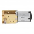 Worm Gear Motor Dc 6v High Torsion Single Shaft Stable Output Accessory Wide Application For Automotive 30rpm