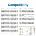 Waltyotur Carburetor Carb Rebuild Kit Repair Replacement For Kawasaki Brute Force 650 Prairie Kvf650 700 Kvf700 1003-0094