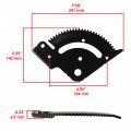 Caltric Steering Sector Gear Plate For John Deere Uc13515 Gx26057 Uc14592