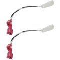 Front Dash Tweeters Speaker Wiring Harness Adapter Connector 2 Pack For Dodge Ram 1500 2500 3500 4500 5500 Jeep Wrangler 
