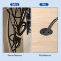 38 Pcs Rubber Grommets 3mm Id 5mm Drill Hole Double Sided Hollow Firewall Plugs Round Electrical Wiring Gasket Black
