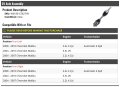 Front Cv Axle Assembly For 2004-2010 Chevy Malibu