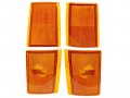 Apa Replacement Side Marker Reflector 1988 1989 1990 1991 1992 1993 C K 1500 2500 3500 Suburban Blazer 4pc Upper And Lower Set 