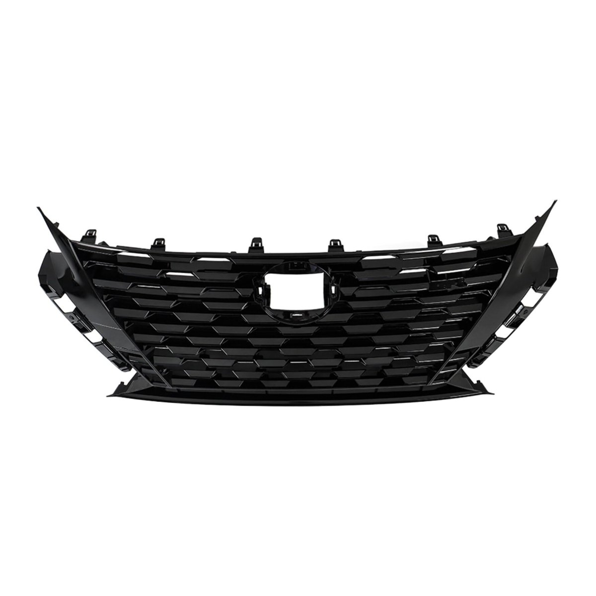 Front Bumper Upper Grille Black Hood Replacement For 2023 2024 Altima Direct Plastic Grill