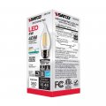 Satco 6pk 4w Ca10 Led 4000k Medium Base Dimmable 40w Equiv