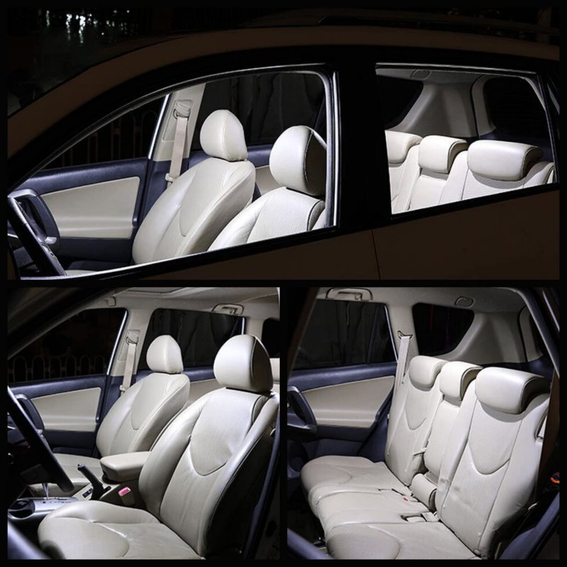 6418 Led Festoon Car Bulbs 36mm 1 42in Super Bright 4014 Chipsets Canbus No Error 6500k White Lamp For Interior Dome Map