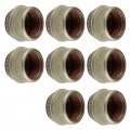 Caltric 8x Valve Stem Seal Compatible With Arctic Cat 1000 2009 2010 2011 2012 2013 2014 2015 2016 2017