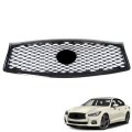 Front Bumper Grille Black Mesh Style Replacement For 2014-2017 Q50 623104hb1b 