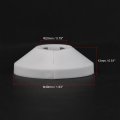 Uxcell Pipe Cover Decoration 20mm Pp Plastic Escutcheon Water Drain Line White 10pcs